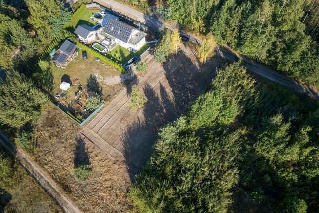 Działka budowlana po mulczowaniu w Grądach