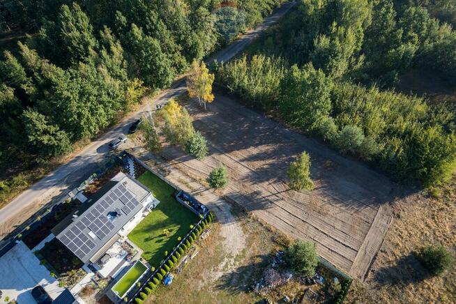 Działka budowlana po mulczowaniu w Grądach