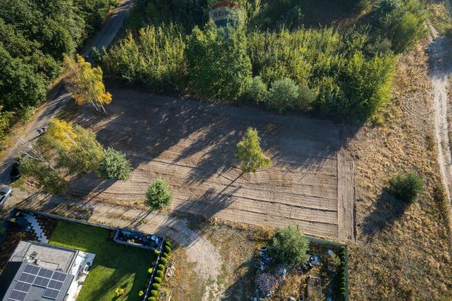 Działka budowlana po mulczowaniu w Grądach