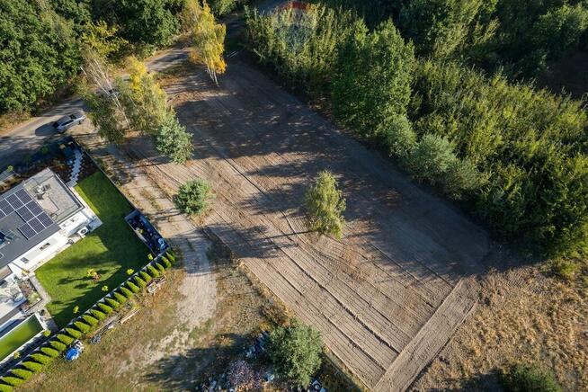 Działka budowlana po mulczowaniu w Grądach