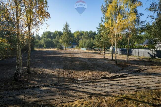 Działka budowlana po mulczowaniu w Grądach