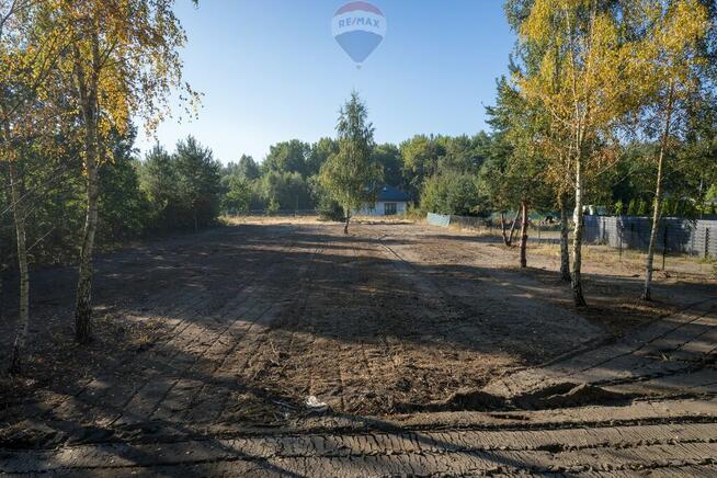 Działka budowlana po mulczowaniu w Grądach