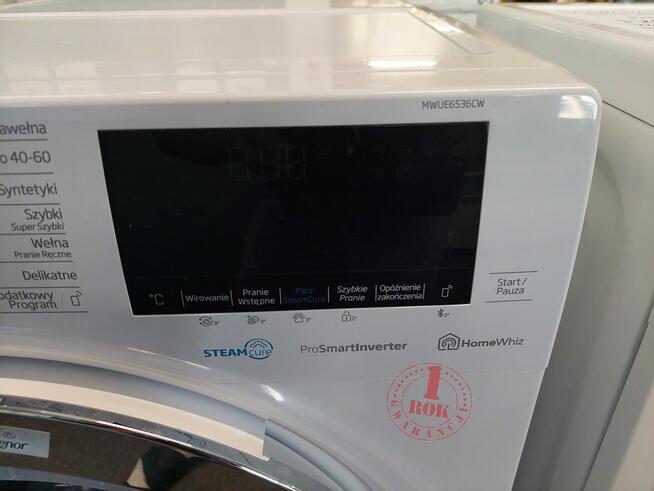 Pralka PAROWA Beko MWUE6536CW SLIM Inwerter Wyświetlacz LED