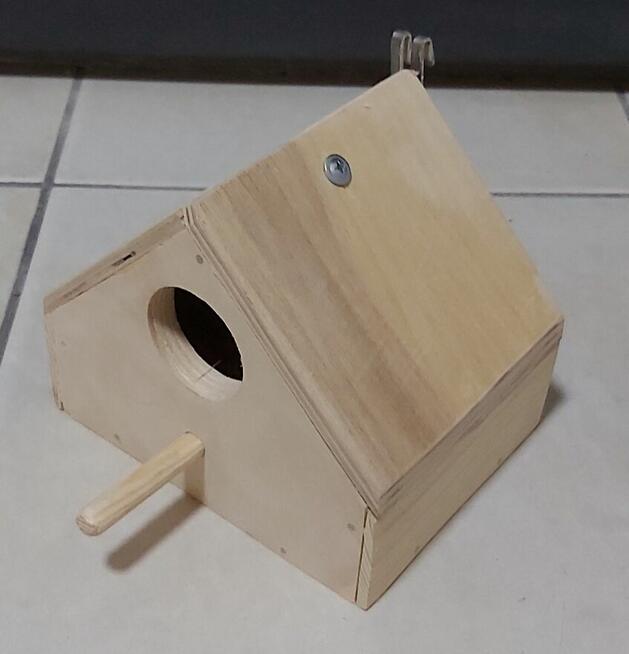 Budka lęgowa zeberka amadyna mewka