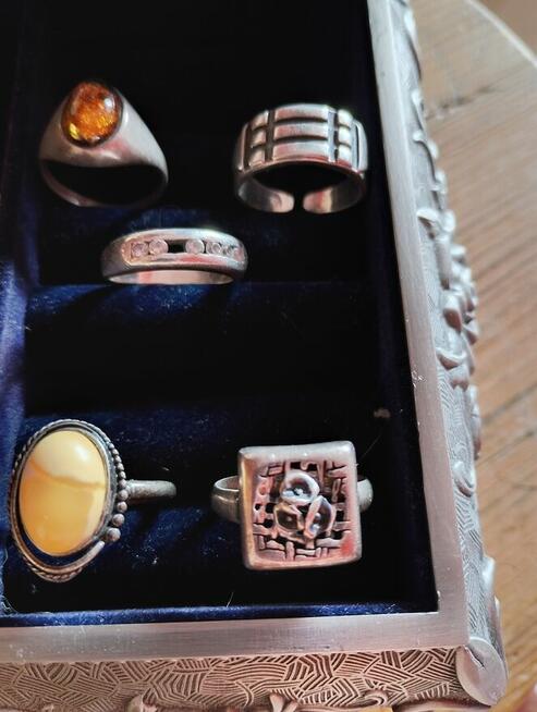 Pierścionki srebrne