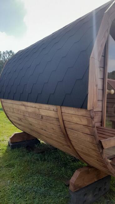 Sauna ogrodowa.
