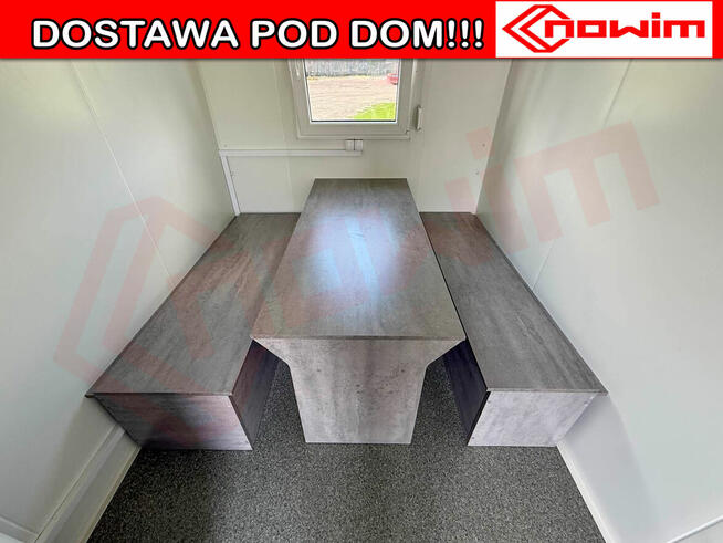 Przyczepa mobilne biuro przyczepka szatnia stołówka socjalna