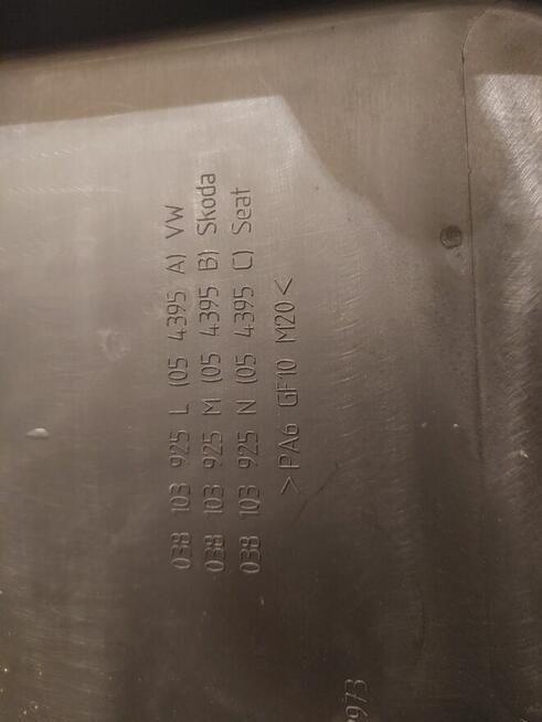 Pokrywa Osłona górna silnika 1.9 SDI VW Audi Seat Skoda