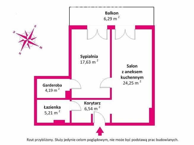 2 pokoje z garderobą, 7 min pieszo kolejka