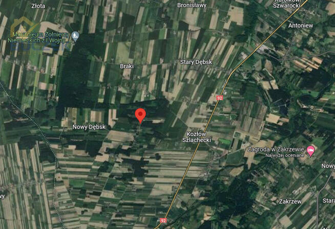 Działka rolna Nowy Dębsk gm. Nowa Sucha,