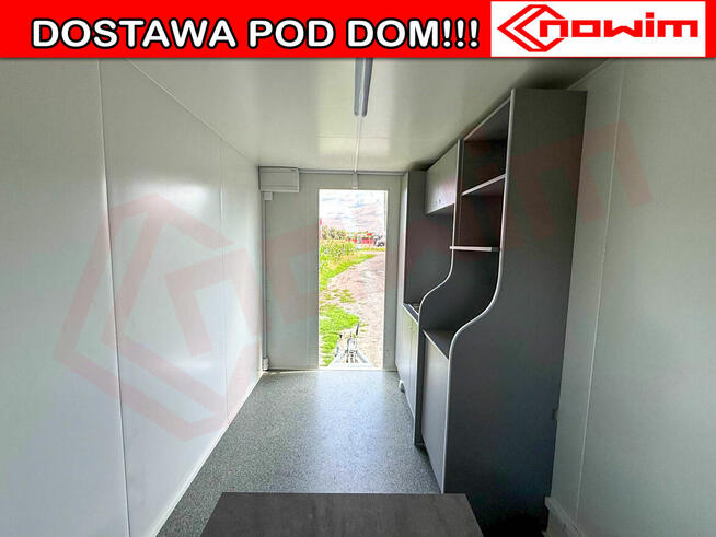 Przyczepa mobilne biuro przyczepka szatnia stołówka socjalna