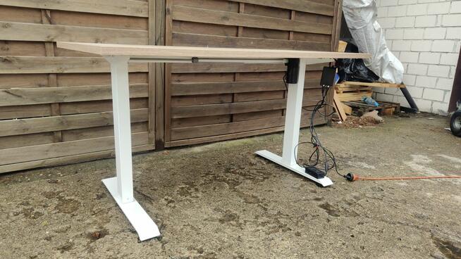 Biurko ELZAP 140x70 elektrycznie regulowana wysokość blatu