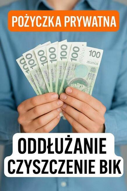 Pożyczka prywatna z komornikiem i bez BAZ