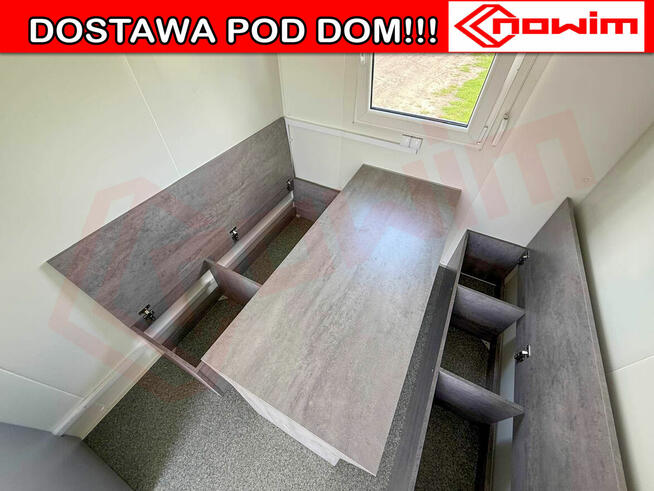 Przyczepa mobilne biuro przyczepka szatnia stołówka socjalna