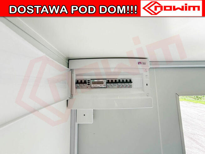 Przyczepa mobilne biuro przyczepka szatnia stołówka socjalna