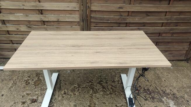 Biurko ELZAP 140x70 elektrycznie regulowana wysokość blatu