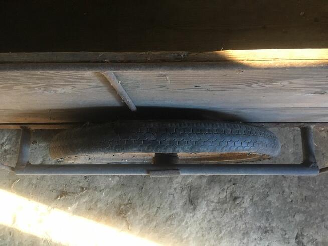 Wózek z dyszlem metalowy ogrodowy 120x80 Wózek z dyszlem met