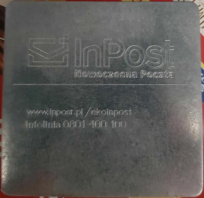 Blaszka dociążająca listy Inpost