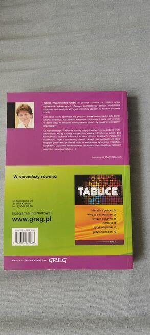 Tablice naukowe Liceum