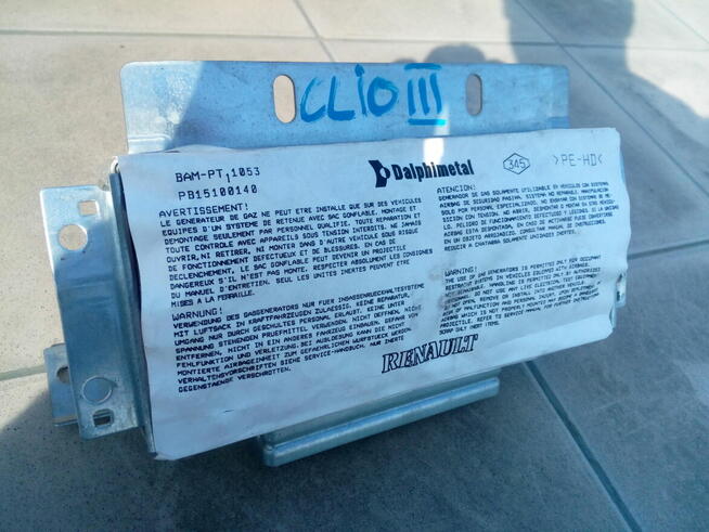 Renault Clio III airbag pasażera