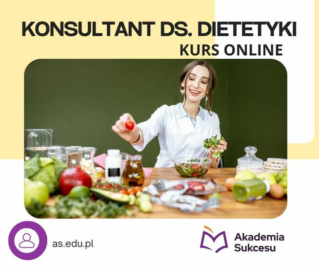 Kurs Online - Konsultant ds. dietetyki