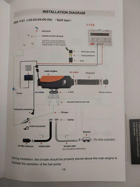 Webasto 8 KW diesel - VEVOR