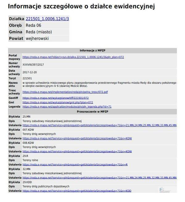 Działka budowlana Reda, Rolnicza