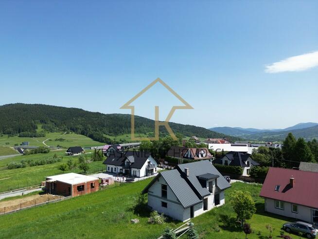 Dom na pięknej widokowej działce w Krzeczowie