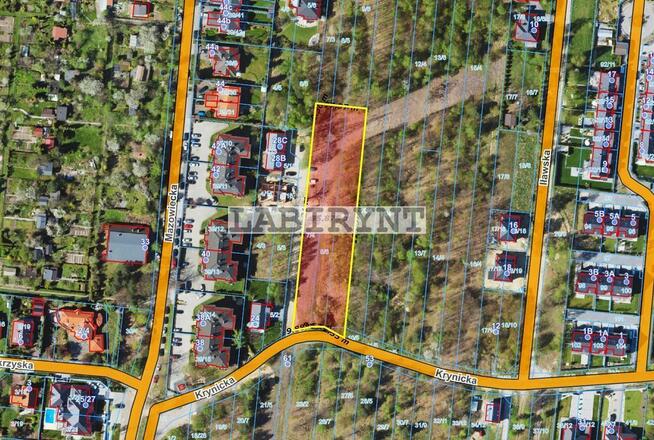 Parkitka, Krynicka, 3578m2, szerokość 28m lub 39m