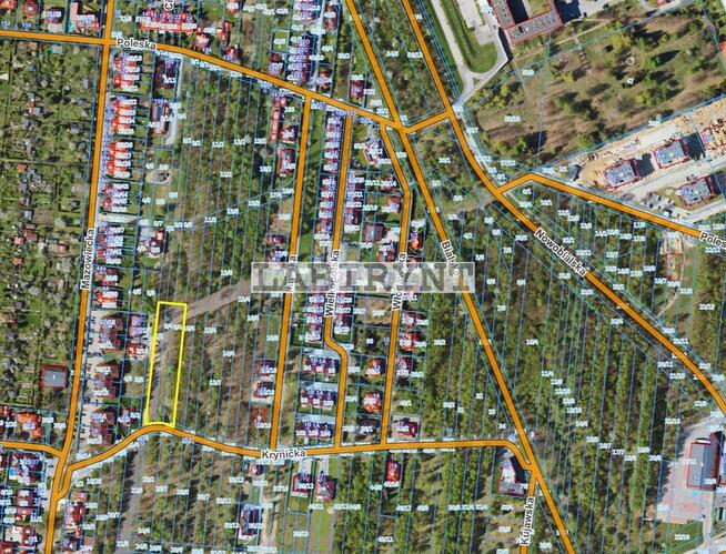 Parkitka, Krynicka, 3578m2, szerokość 28m lub 39m