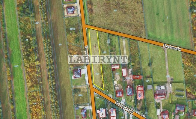 Mirów, działka budowlana, narożna, 1400m2, media