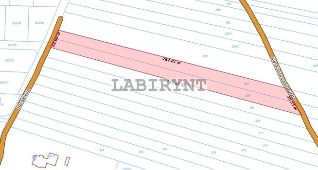 Działka Grabówka, 7286m2, szerokość 26,5m
