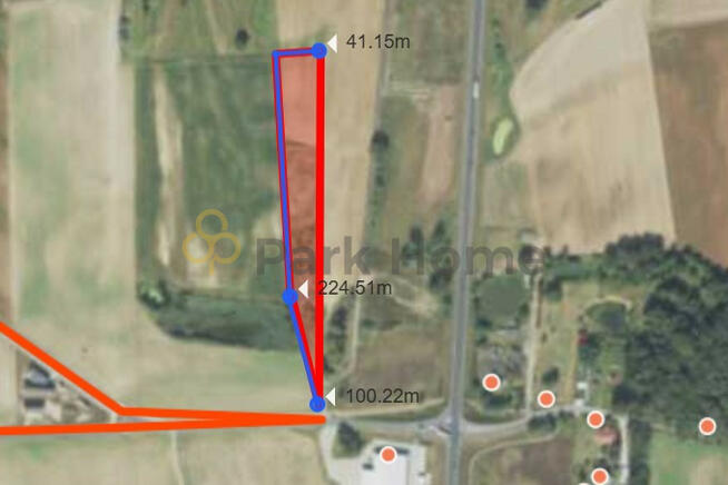 Działka usługowa Kawcze gm. Śrem,