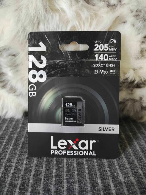 Karta Pamięci 128GB SD do Aparatu Kamery Lexar Professional