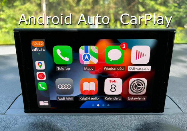 Audi Android Auto CarPlay bezprzewodowo Porsche Mapy OLSZTYN