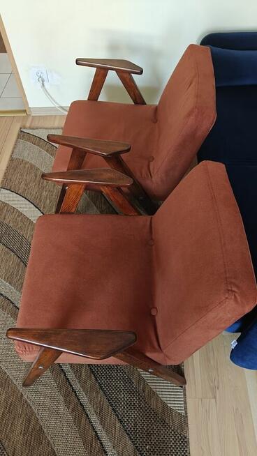 2 fotele z PRL po gruntownej renowacji