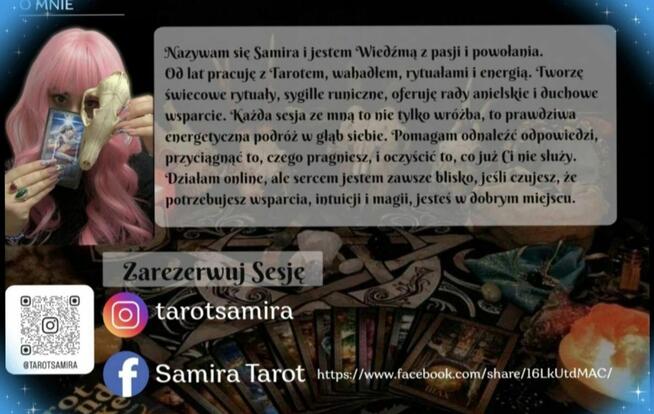 WIEDŹMA SAMIRA: Tarot, wróżby, rytuały, numerologia, wróżka