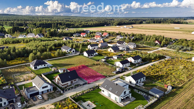 Działka na wzgórzu pod lasem Kórnik Konarskie