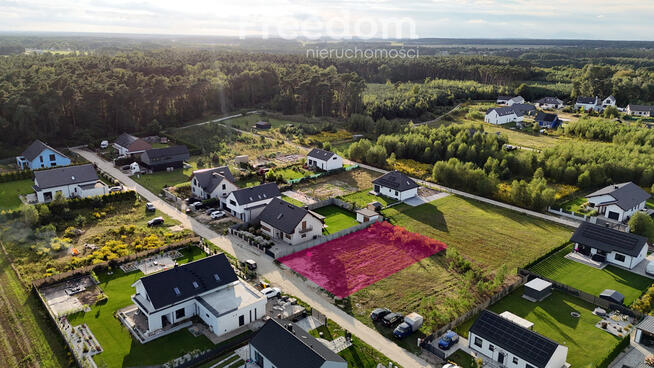 Działka na wzgórzu pod lasem Kórnik Konarskie