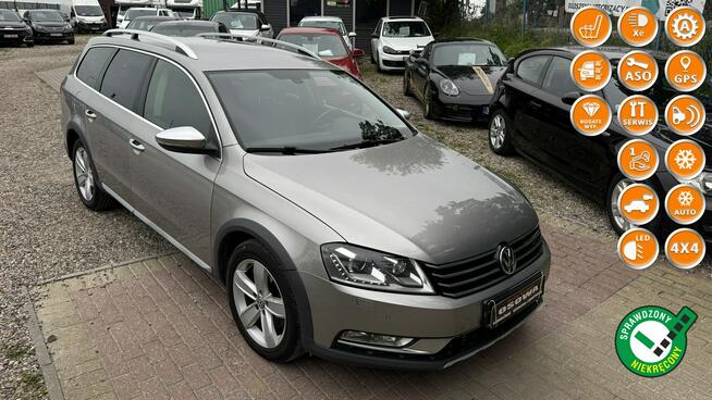 Volkswagen Passat Alltrack 2.0tdi 4-Motion automat 177KM Webasto ledy xenon skóry zamiana 1.r.gwa