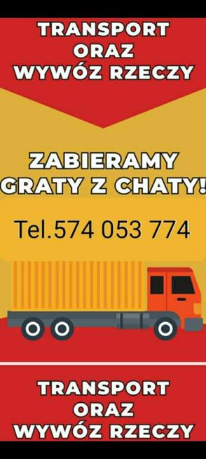 WYWÓZ MEBLI, ŚMIECI, GRUZU, ODPADÓW KOMUNALNYCH!!