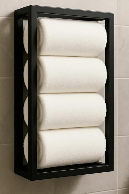 Wieszak na ręczniki łazienkowy loft industrial reling