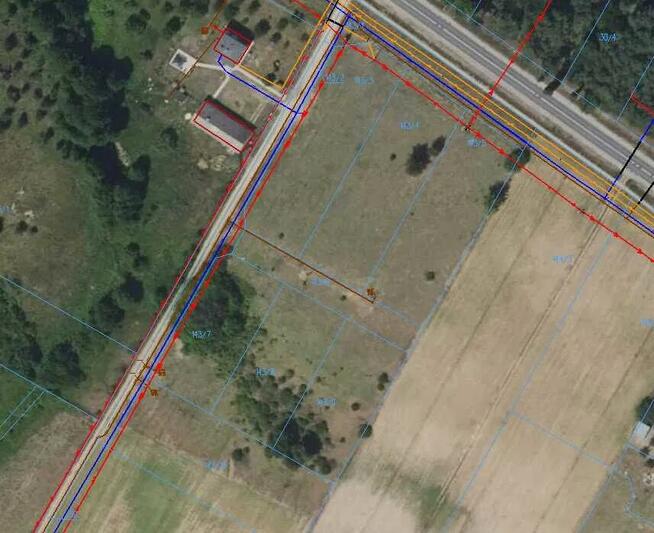 Działki Budowlane nad Wisłą Prąd Woda Internet Knalizacja