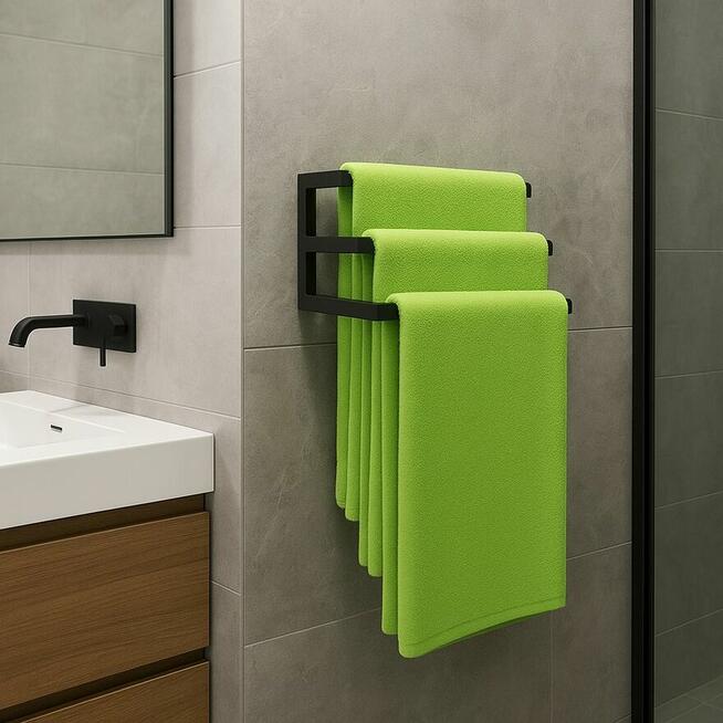 Stojak stelaż na ręczniki do łazienki wieszak reling