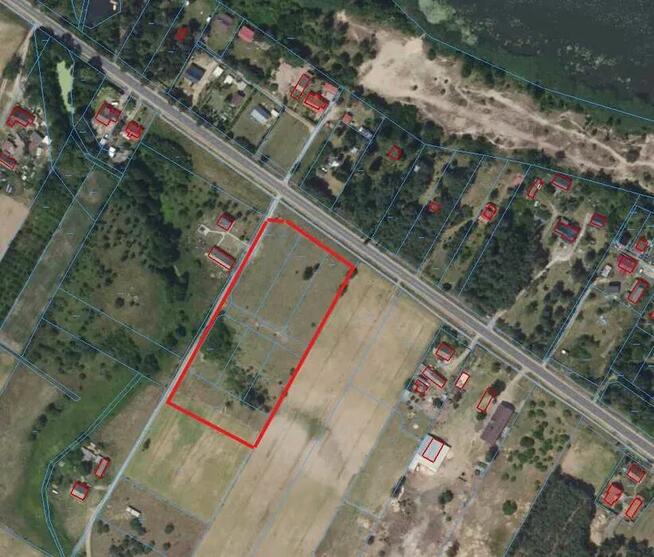 Działki Budowlane nad Wisłą Prąd Woda Internet Knalizacja