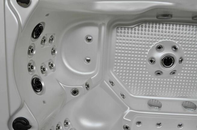 Jacuzi ogrodowe SPA Balboa 250×230×95 cm Akryl. Pokrywa schody