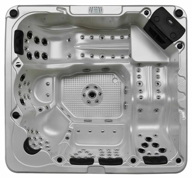 Jacuzi ogrodowe SPA Balboa 250×230×95 cm Akryl. Pokrywa schody