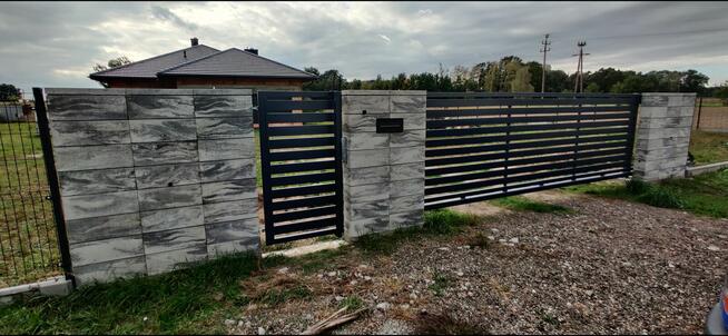 Kompleksowe Ogrodzenia panelowe murowane bramy furtki