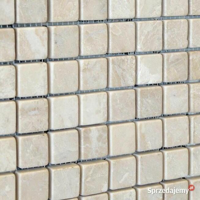 Mozaika marmurowa Queen Beige bębnowany 30,5x30,5x1 cm