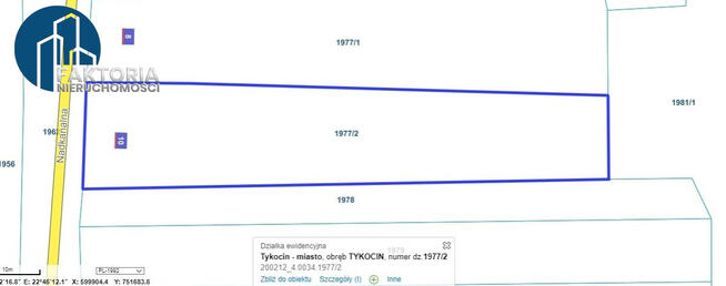 Działka budowlana Tykocin, Nadkanalna